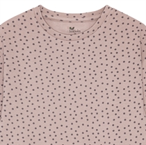Birkholm Peplum Rib Bluse Pudder Rosa & Måne Lilla